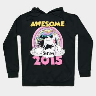 Cute Awesome Unicorn 2015 Funny Gift Pink Hoodie